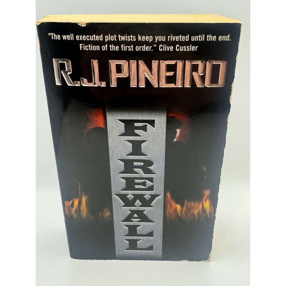 Firewall R.J. Pineiro Mass Market Paperback Techno-Thriller CIA Espionage Novel